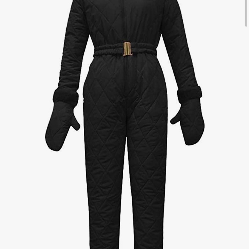 Black snowsuit/jumpsuit/onesie/ski suit! Brand new without tags!